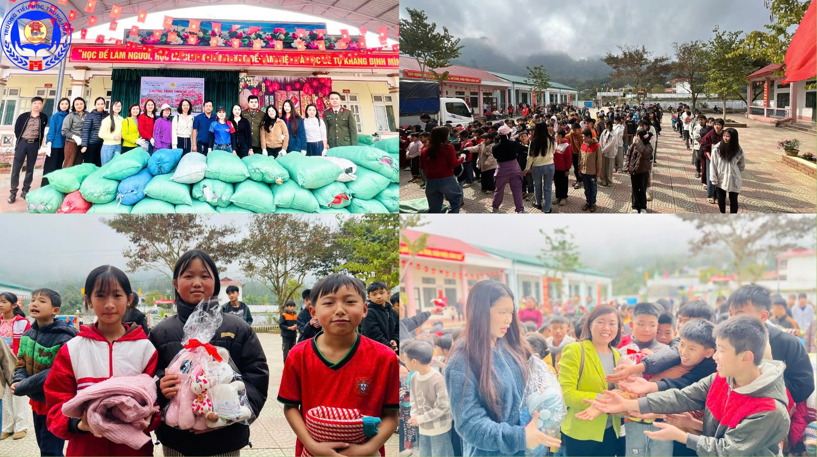 Hành trình thiện nguyện Trường Tiểu học Trung Hòa – Hà Nội “Xuân yêu thương – Tết nghĩa tình” đến xã Pà Cò