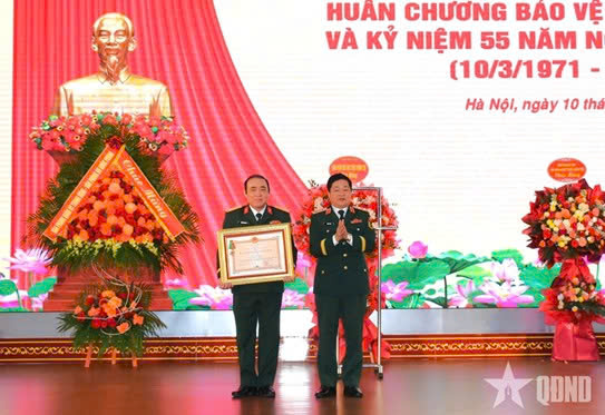 Khoa Sư phạm quân sự - Học viện Chính trị tổ chức Lễ đón nhận  Huân chương Bảo vệ Tổ quốc và Kỷ niệm 55 năm ngày truyền thống