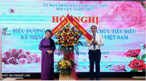 Hội cựu giáo chức tỉnh Lạng Sơn tổ chức Hội nghị biểu dương Hội viên CGC tiêu biểu kỷ niệm 40 năm ngày Nhà giáo Việt Nam