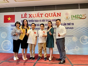 Thắng lợi của Đoàn Việt Nam tại kỳ thi  Toán và Khoa học quốc tế IMSO lần thứ XIX