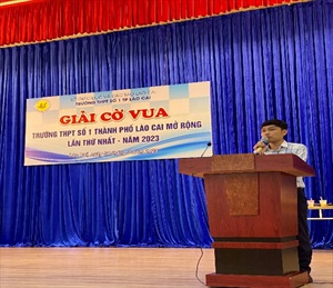 Trường THPT số 1 Tp Lào Cai tổ chức thành công Giải Cờ Vua mở rộng lần thứ nhất