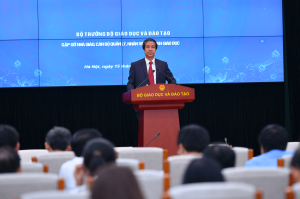 Bộ trưởng Nguyễn Kim Sơn: 4 chữ “kiên” gửi tới các nhà giáo