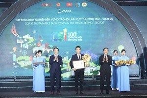 Herbalife Việt Nam nhận giải thưởng Top 10 doanh nghiệp bền vững trong lĩnh vực Thương mại – Dịch vụ