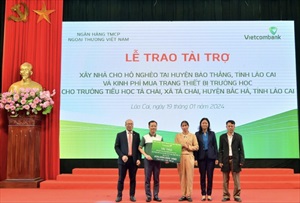Vietcombank tài trợ 500 triệu đồng tại tỉnh Lào Cai