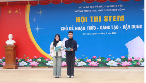 TRƯỜNG THPT KIM ĐỘNG PHÁT ĐỘNG HỘI THI STEM NĂM HỌC 2024-2025