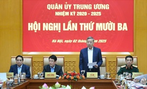 Tổng Bí thư Chủ tịch Hội nghị cho ý kiến về vấn đề tổ chức quân sự địa phương