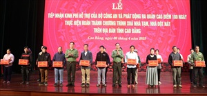 Bộ Công an hỗ trợ 131 tỷ đồng giúp Cao Bằng xóa nhà tạm, nhà dột nát