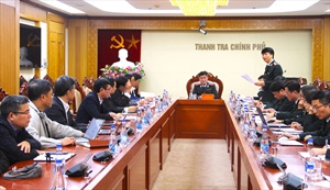 Sẽ kết thúc hoạt động 12 Thanh tra Bộ và 5 đơn vị cấp vụ của Thanh tra Chính phủ