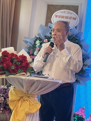 Tạp chí Giáo chức Việt Nam được Hội đồng Giáo sư Nhà nước phê duyệt tăng điểm khoa học lên 0,75
