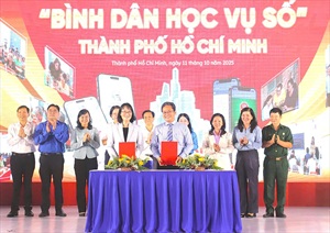 TP. HCM: Phát động phong trào “Bình dân học vụ số” giai đoạn 2025 - 2026
