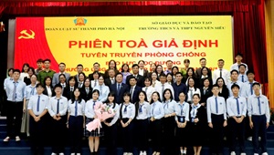 Hà Nội: Giáo dục pháp luật qua thực tiễn – mô hình “Phiên tòa giả định” lan tỏa tại Trường Nguyễn Siêu