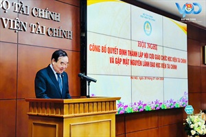 Học viện Tài chính công bố Quyết định thành lập Hội Cựu giáo chức Học viện Tài chính