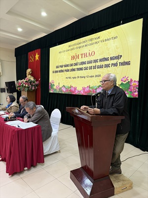 TÁI CẤU TRÚC VÀ ĐỔI MỚI PHƯƠNG THỨC QUẢN TRỊ HỆ THỐNG GIÁO DỤC QUỐC DÂN PHẢI ĐƯỢC XEM LÀ HAI TRONG NHỮNG GIẢI PHÁP THEN CHỐT ĐỂ GIẢI QUYẾT BÀI TOÁN PHÁT TRIỂN ĐẤT NƯỚC TRONG KỶ NGUYÊN MỚI - KỶ NGUYÊN VƯƠN MÌNH CỦA DÂN TỘC