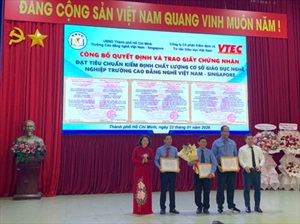 TÍCH HỢP KIỂM ĐỊNH CHẤT LƯỢNG VÀO CHIẾN LƯỢC PHÁT TRIỂN CỦA CƠ SỞ GIÁO DỤC NGHỀ NGHIỆP: MINH CHỨNG TỪ TRƯỜNG CAO ĐẲNG NGHỀ VIỆT NAM - SINGAPORE.