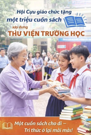 Lan tỏa tri thức: Ý nghĩa và sức sống của phong trào tặng sách xây dựng thư viện trường học