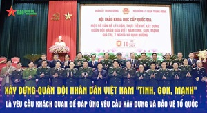 MÔ HÌNH NHÀ TRƯỜNG THÔNG MINH ĐÁP ỨNG  YÊU CẦU XÂY DỰNG QUÂN ĐỘI TINH, GỌN, MẠNH  TRONG THỜI KỲ MỚI