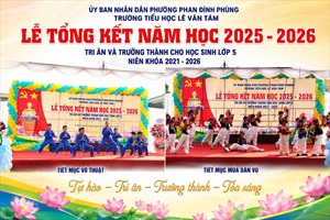 Thái Nguyên: Trường Tiểu học Lê Văn Tám tổ chức thành công Lễ Tổng kết năm học 2025 – 2026