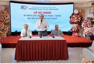 KỶ NIỆM 10 NĂM THÀNH LẬP  VIỆN NGHIÊN CỨU HƠP TÁC PHÁT TRIỂN GIÁO DỤC
