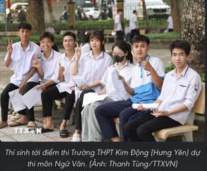 Sáng 11/6 thí sinh bước vào môn thi đầu tiên: Bình tĩnh, tự tin và tuân thủ nghiêm quy chế